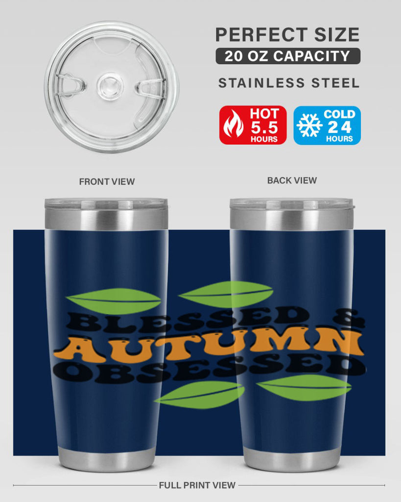 Blessed Autumn Obsessed 48#- fall- Tumbler