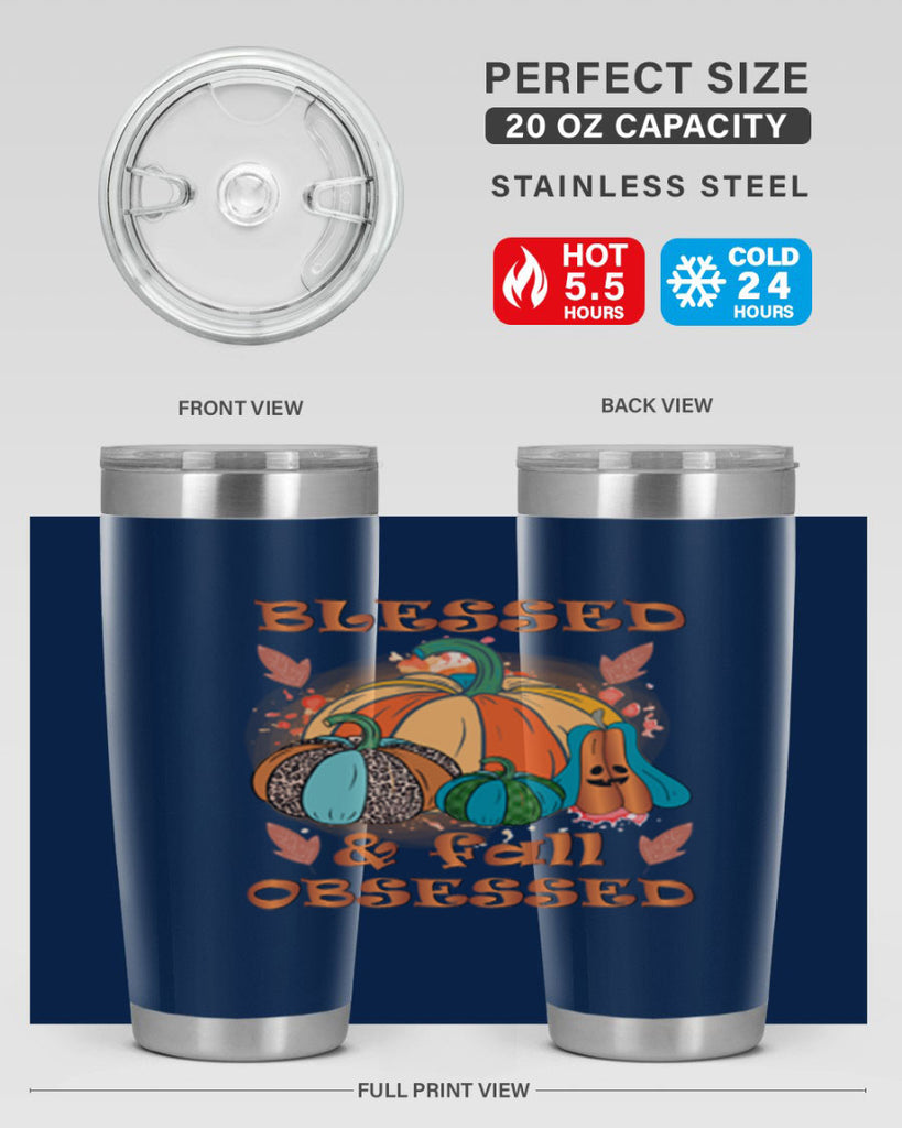 Blessed Fall Obsessed 49#- fall- Tumbler