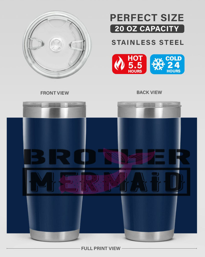 Brother mermaid 86#- mermaid- Tumbler