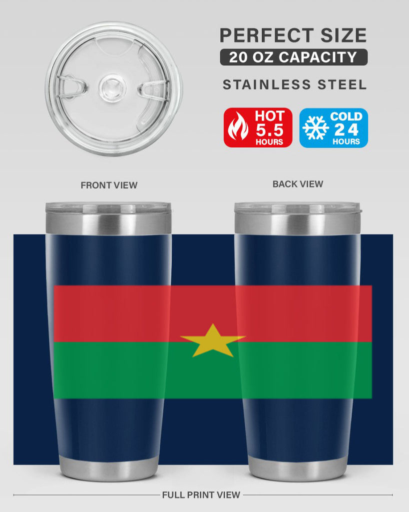 Burkina Faso 171#- world flags- Tumbler