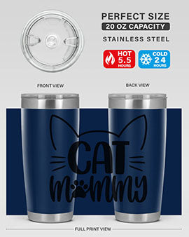 Cat Mommy Style 88#- cat- Tumbler