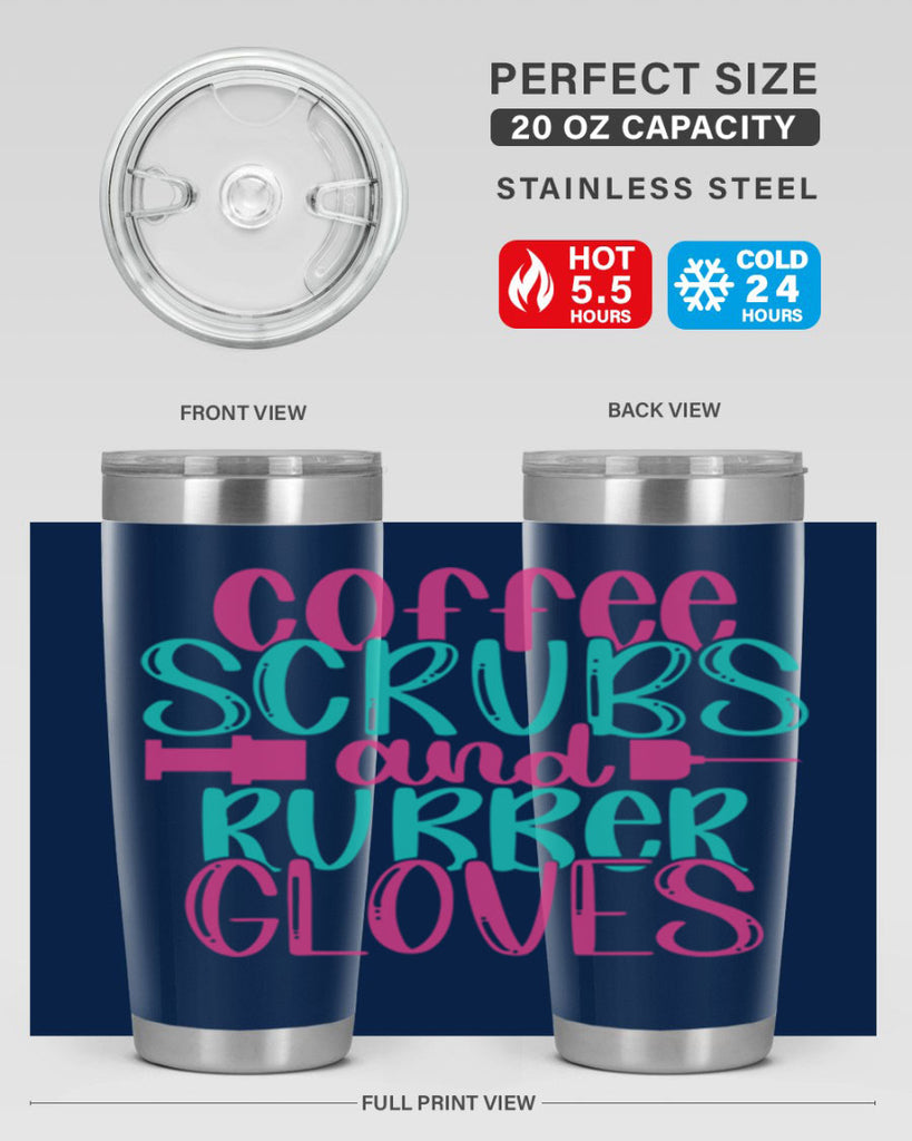 Coffee Scrubs And Rubber Gloves Style Style 210#- nurse- tumbler