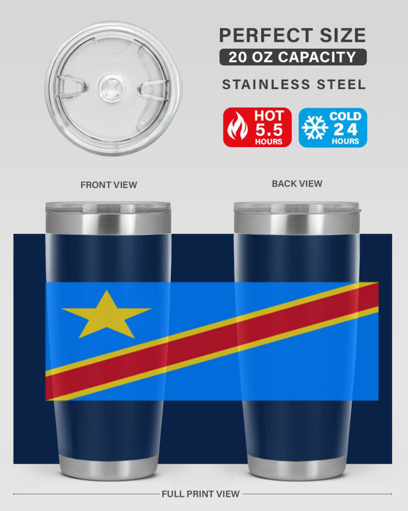 Congo Democratic Republic of the 159#- world flags- Tumbler