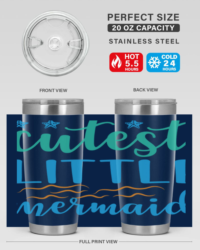 Cutest Little Mermaid Design 97#- mermaid- Tumbler