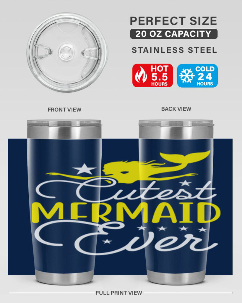 Cutest Mermaid Ever 92#- mermaid- Tumbler