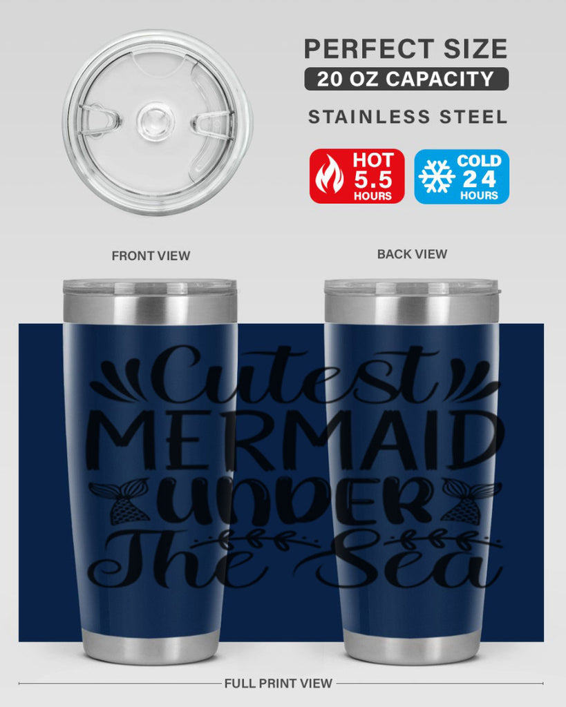 Cutest Mermaid Under The Sea 108#- mermaid- Tumbler