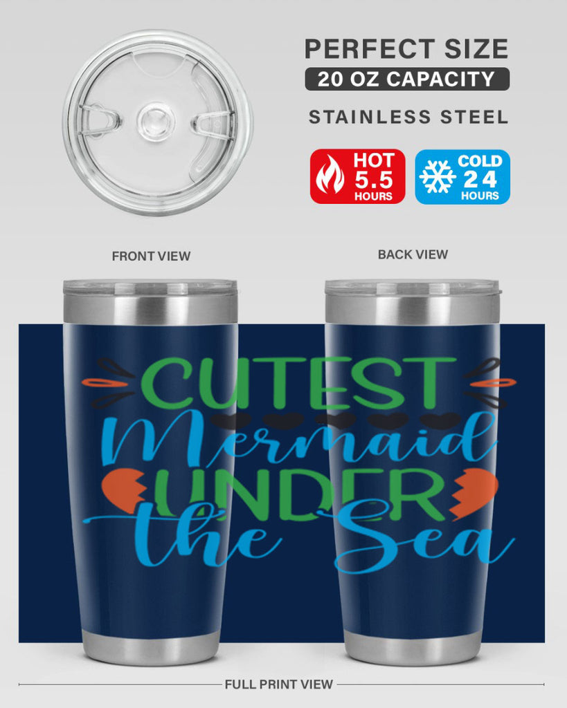 Cutest Mermaid Under The Sea 109#- mermaid- Tumbler