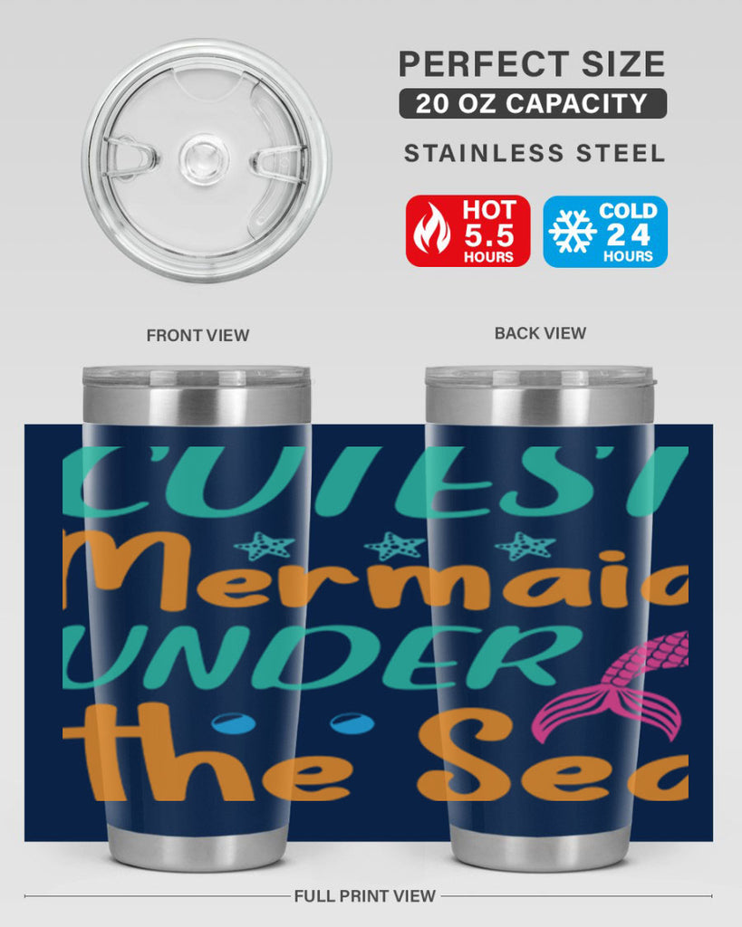 Cutest Mermaid Under the Sea 107#- mermaid- Tumbler