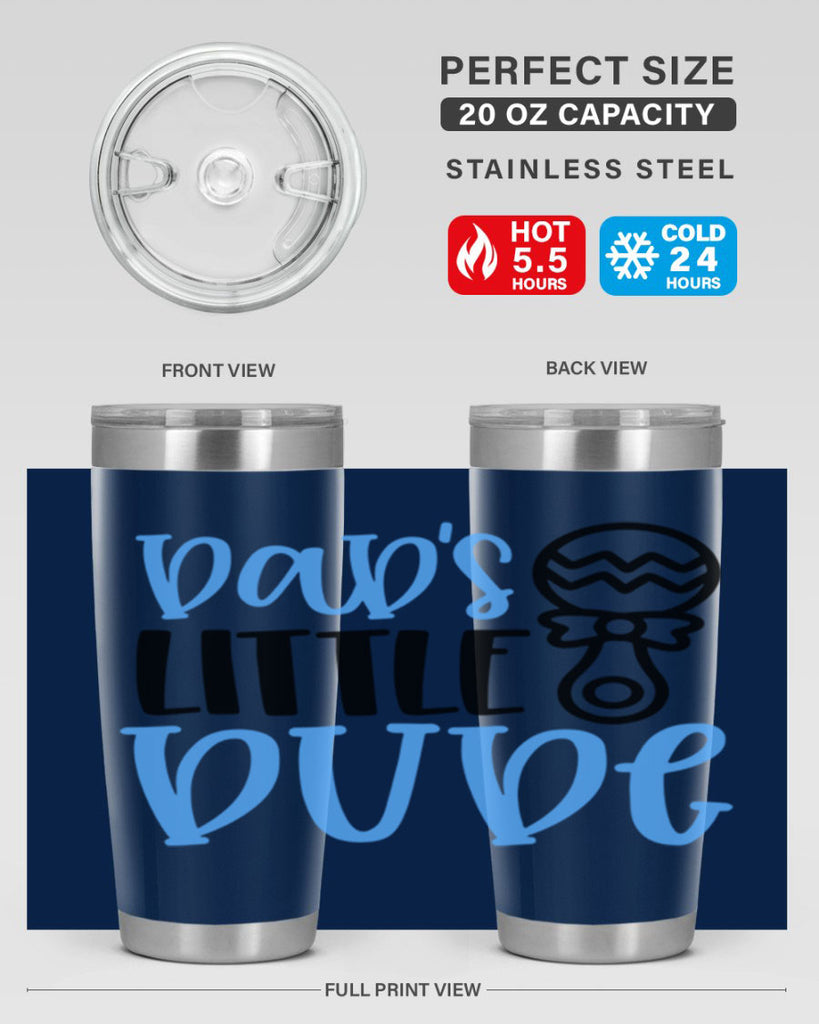 Dads Little Dude Style 102#- baby- tumbler