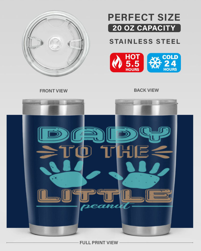 Dady to the little peanut Style 43#- baby shower- tumbler