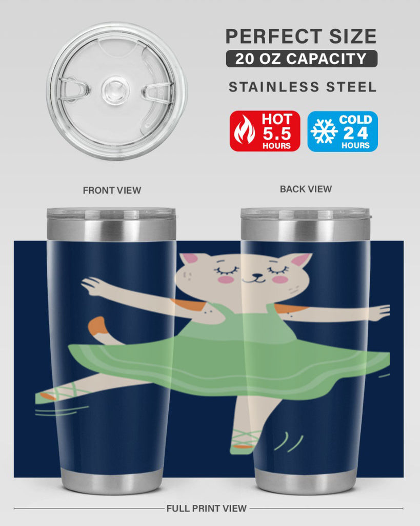 Dancing Cat Ballerina for Ballet Ballet 33#- ballet- Tumbler