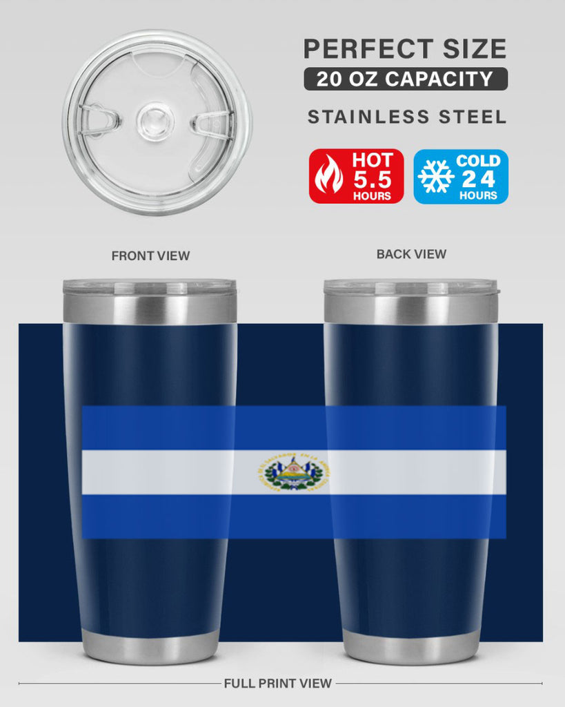 El Salvador 145#- world flags- Tumbler