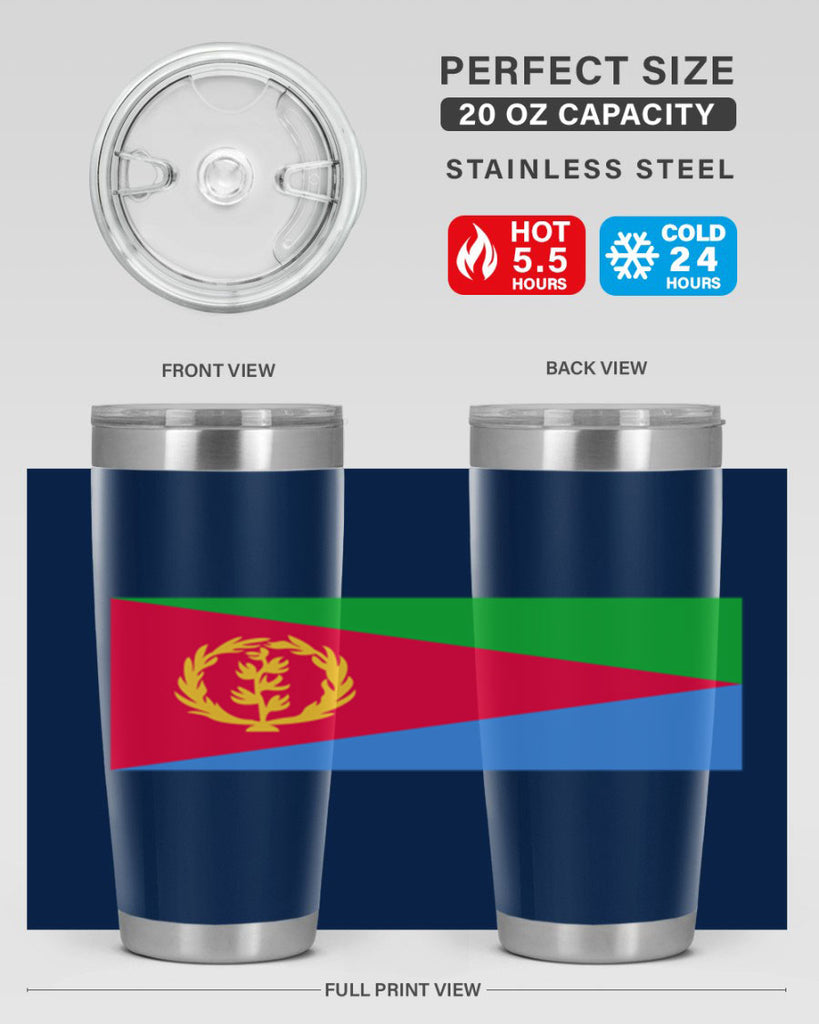 Eritrea 143#- world flags- Tumbler