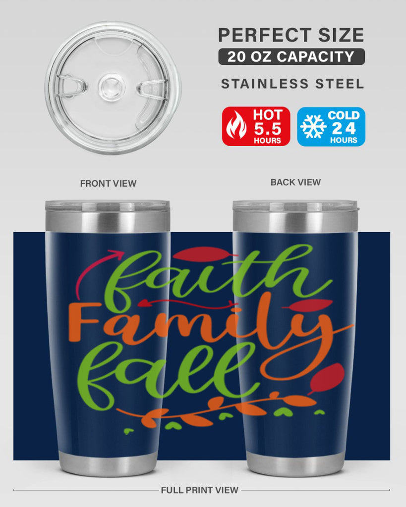 Faith Family Fall 82#- fall- Tumbler