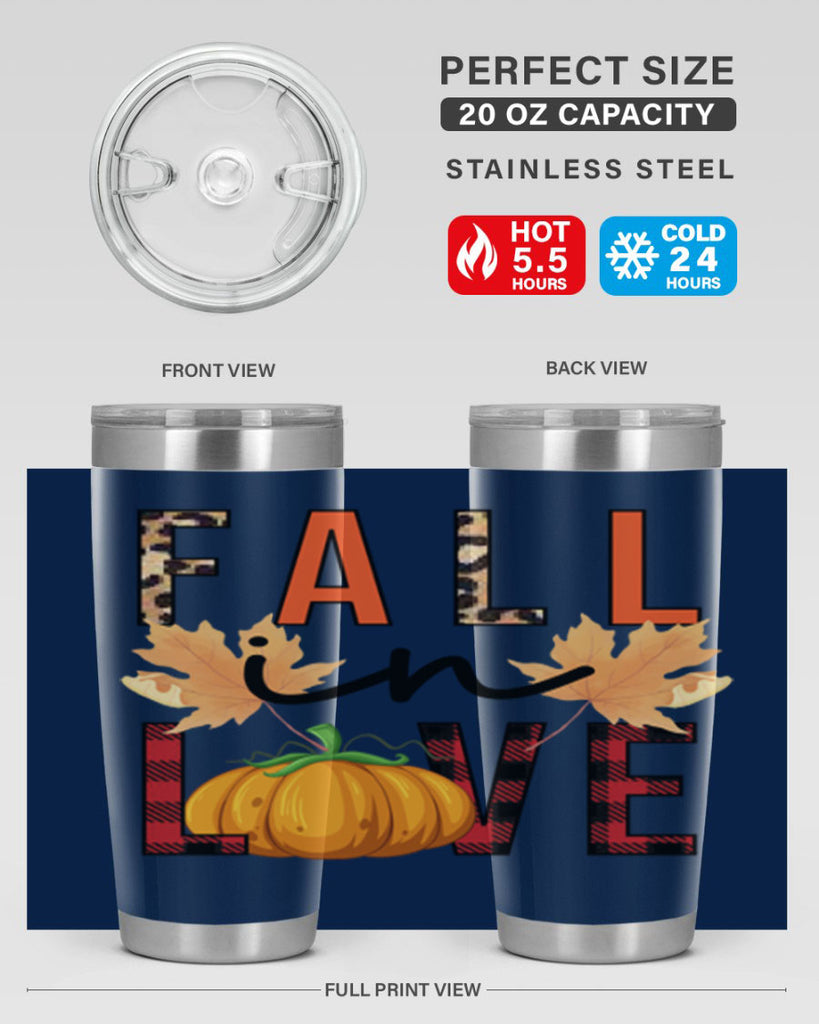 Fall in Love 104#- fall- Tumbler