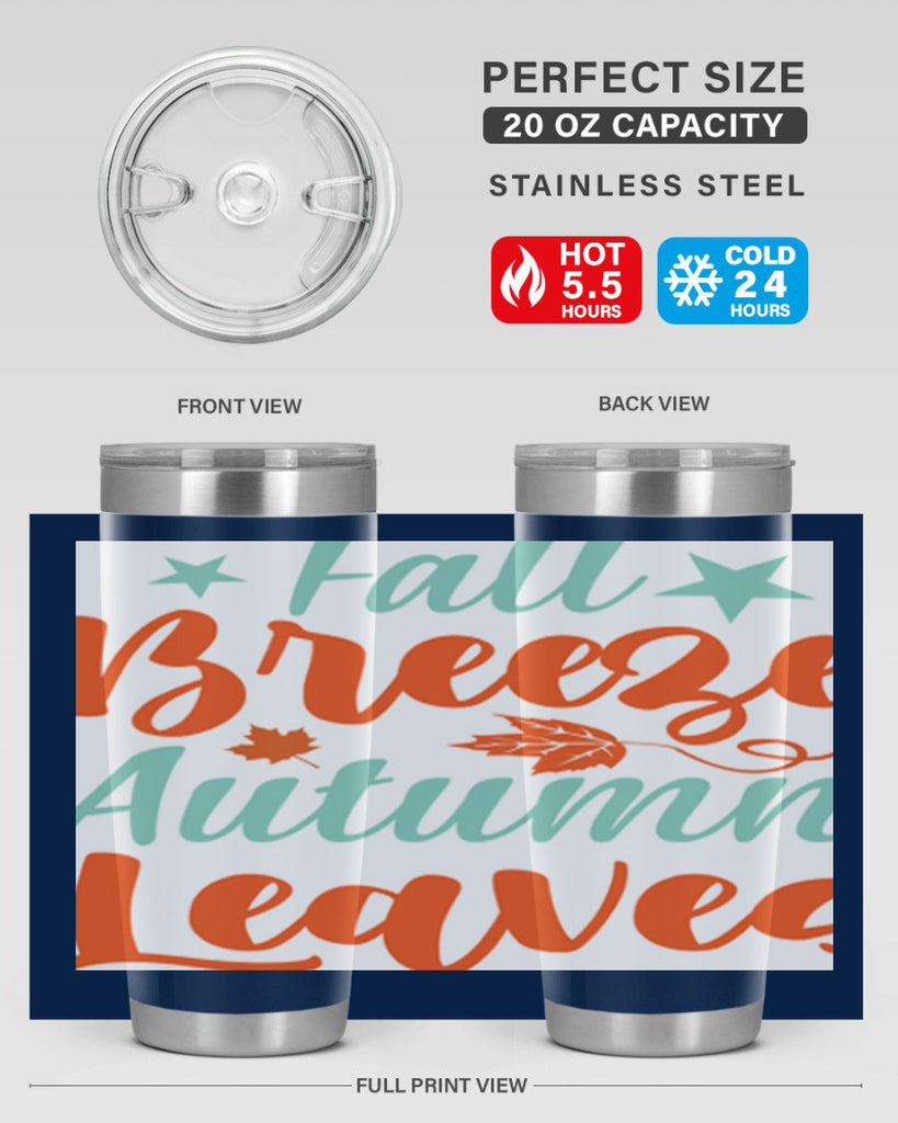 FallBreezeAutumnLeaves 147#- fall- Tumbler