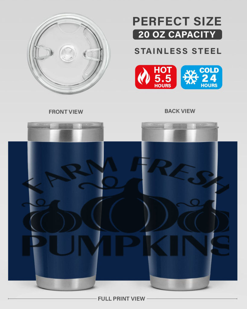 Farm Fresh Pumpkins 176#- fall- Tumbler