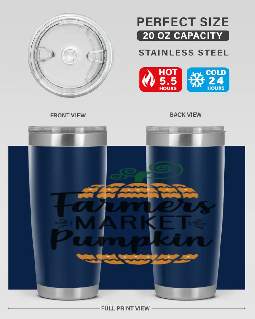 Farmersmarketpumpkin 179#- fall- Tumbler