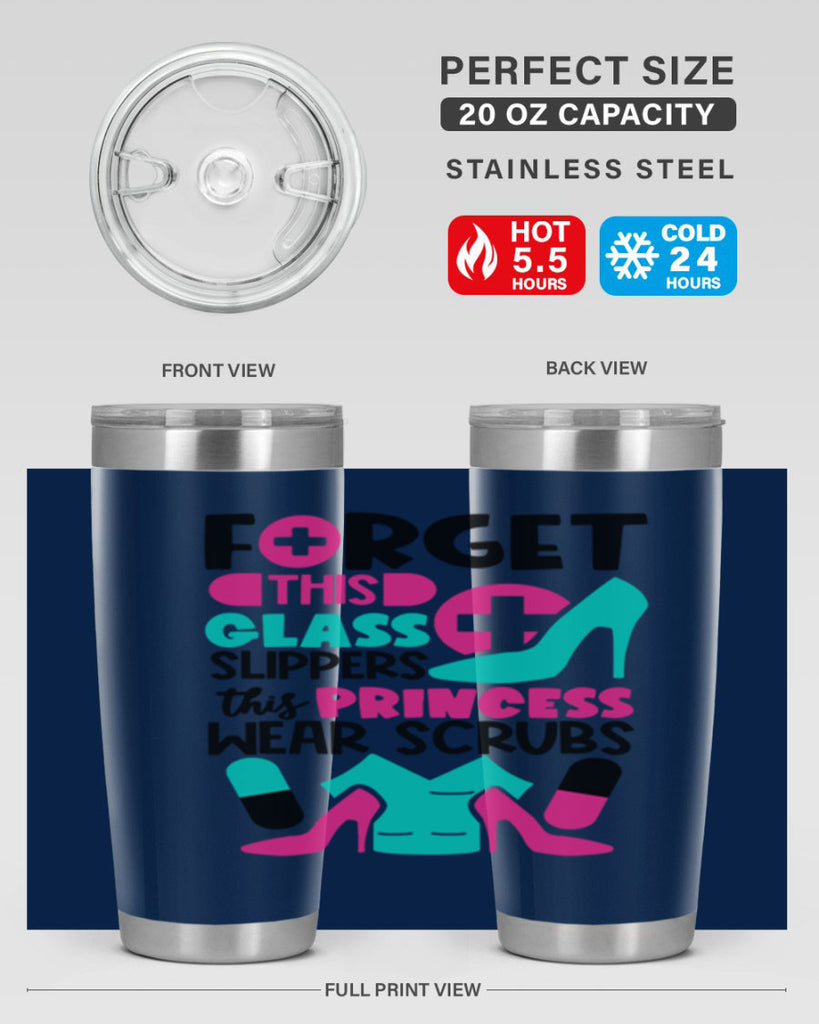 Forget This Glass Slippers This Princess Wear Scrubs Style Style 185#- nurse- tumbler