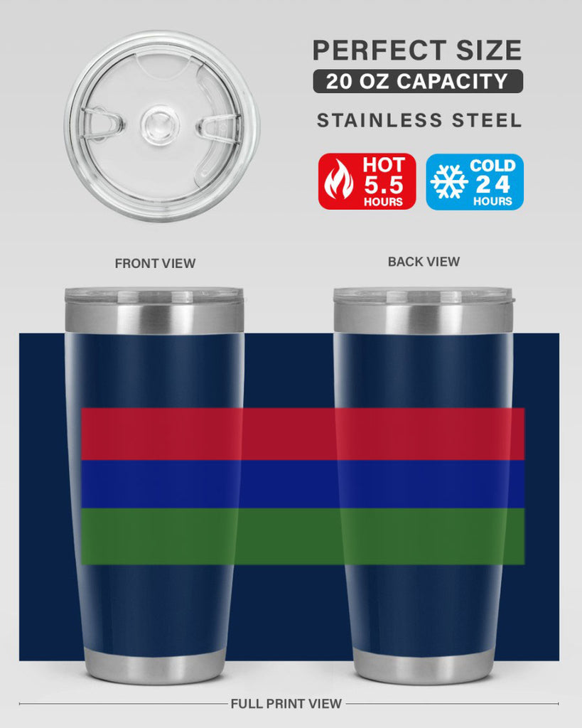 Gambia 135#- world flags- Tumbler