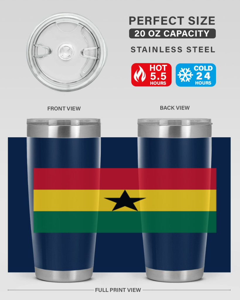 Ghana 132#- world flags- Tumbler