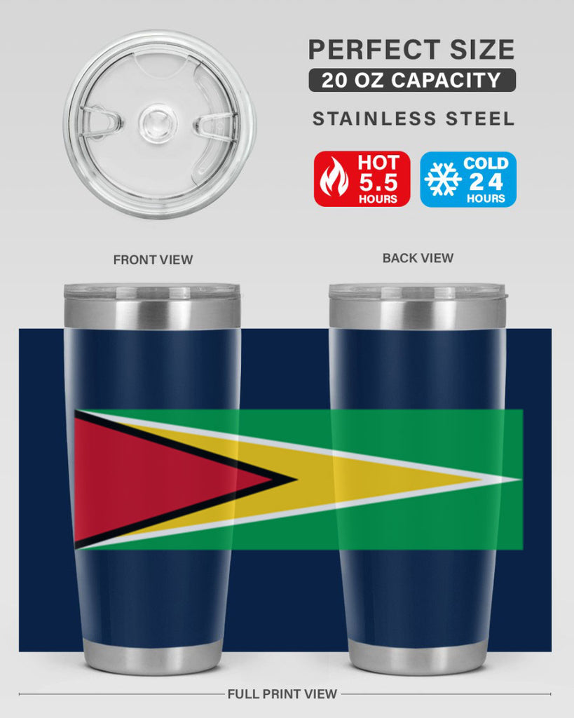 Guyana 126#- world flags- Tumbler