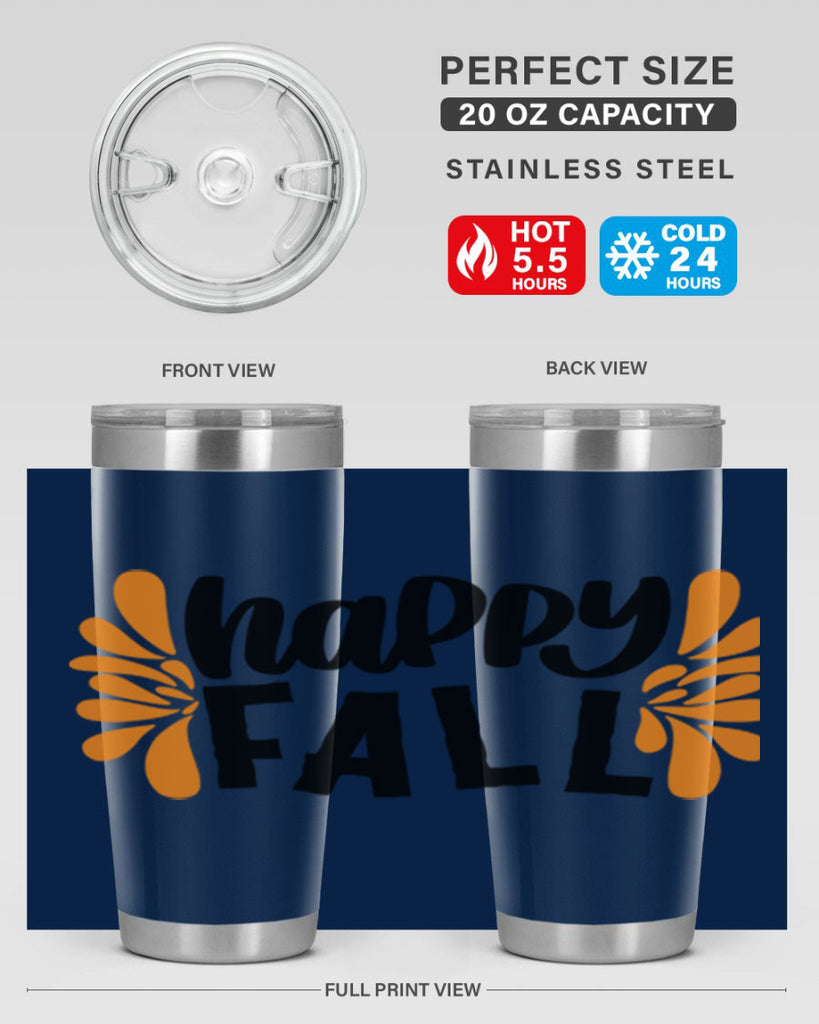 Happy Fall 491#- fall- Tumbler
