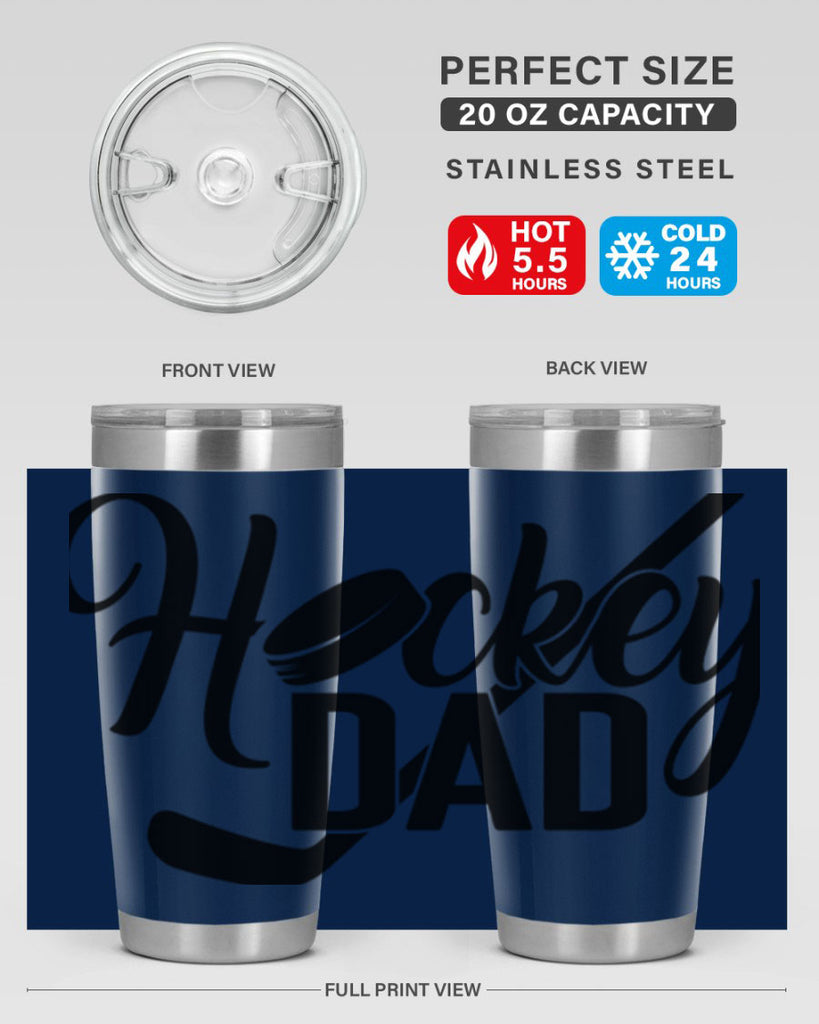 Hockey dad 1188#- hockey- Tumbler