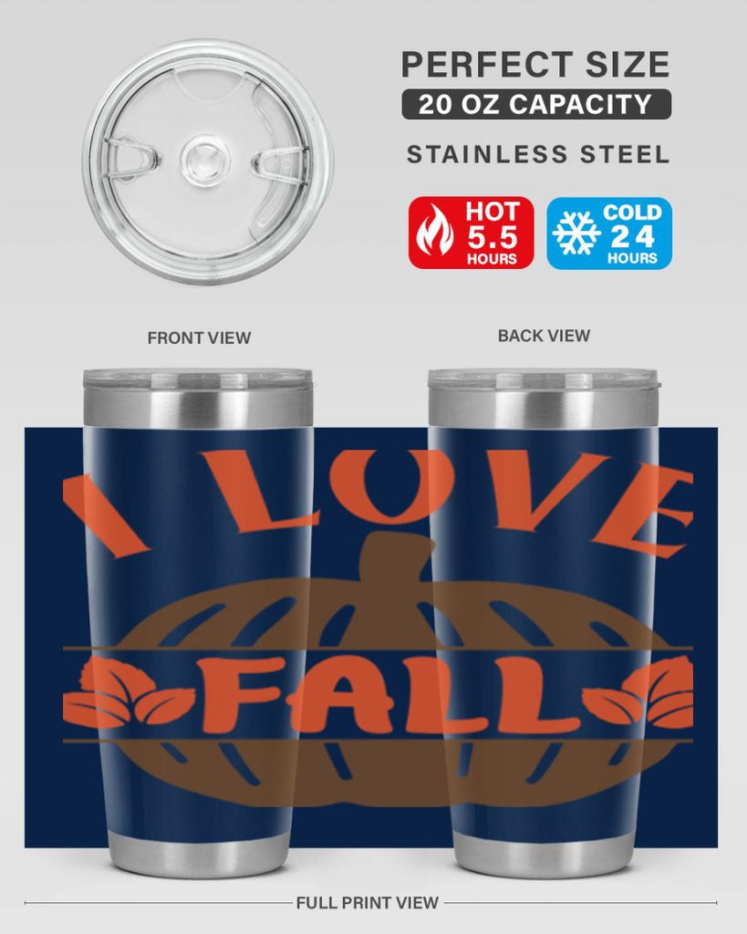 I Love Fall 337#- fall- Tumbler