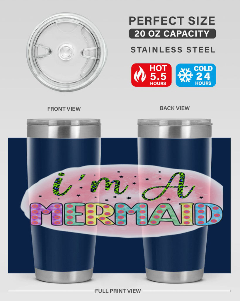 Im A Mermaid 255#- mermaid- Tumbler