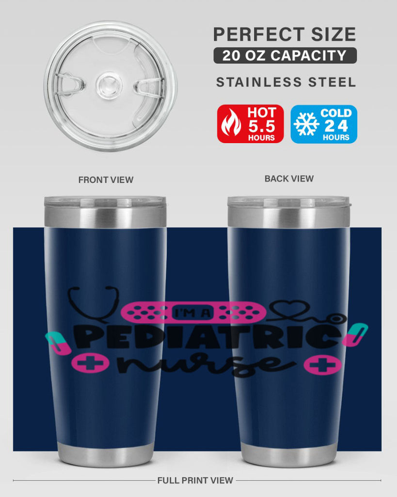 Im A Pediatric Nurse Style Style 154#- nurse- tumbler