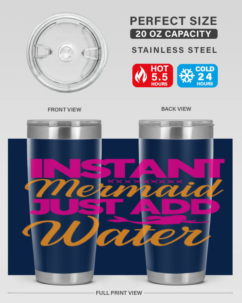 Instant Mermaid Just Add Water 267#- mermaid- Tumbler