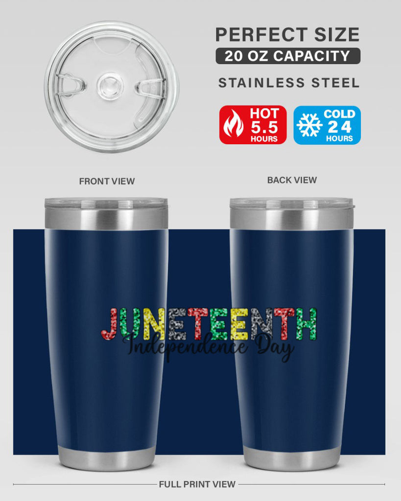 Juneteenth Independence Day 37#- Juneteenth- tumbler