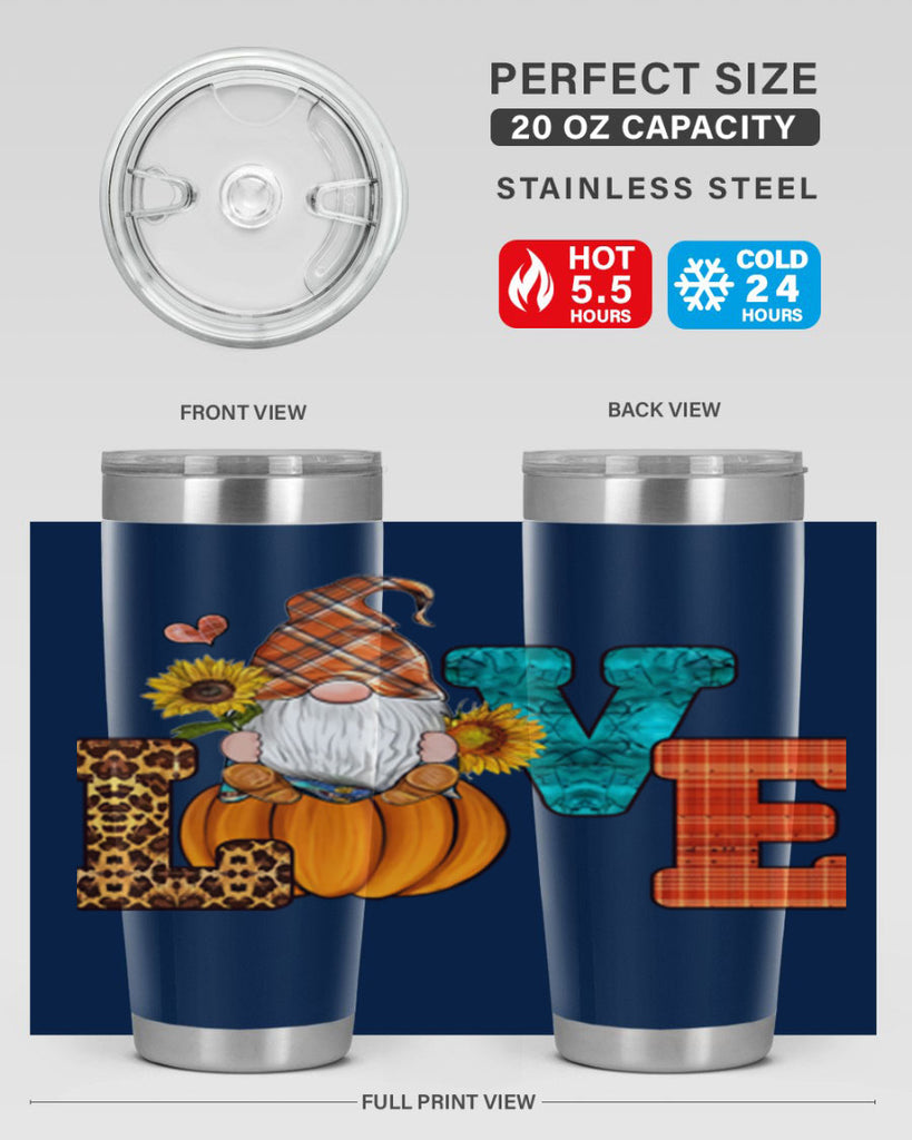 LOVEFallGnome 417#- fall- Tumbler