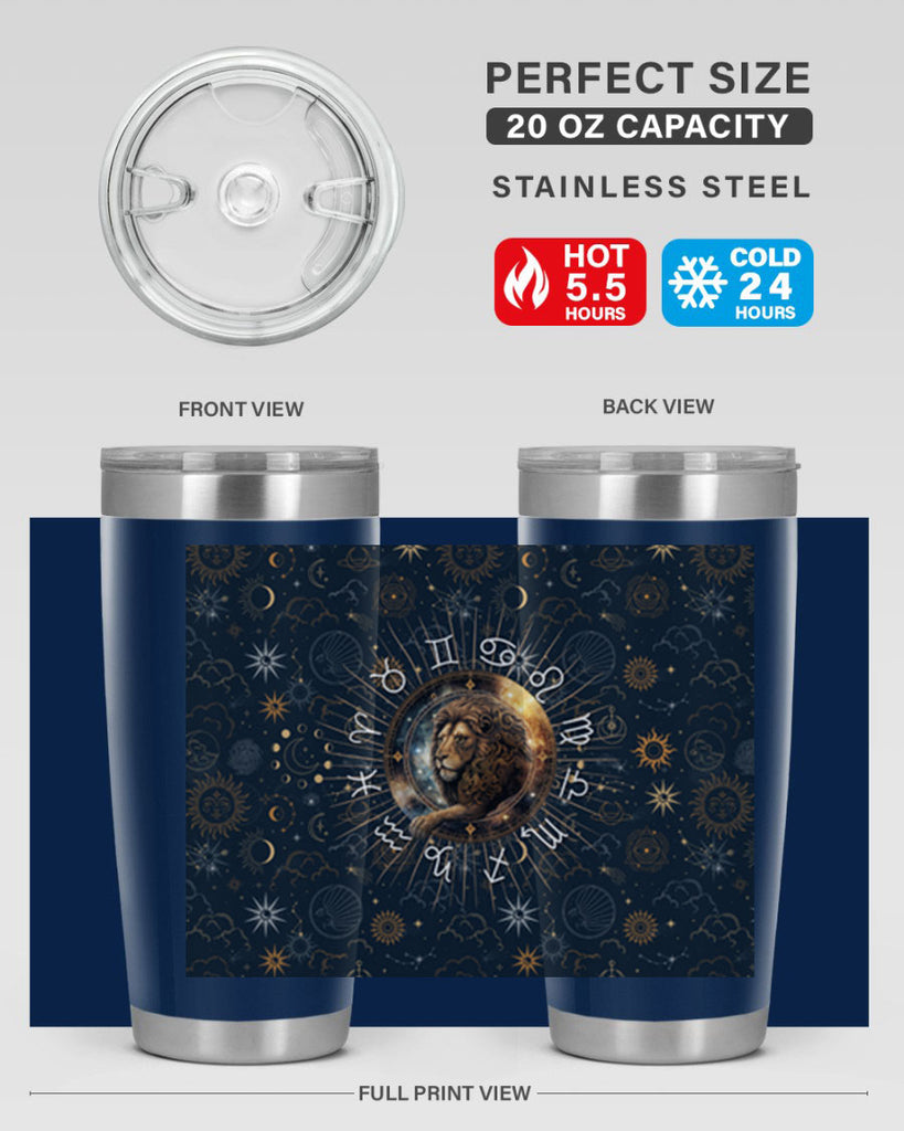 Leo Straight 280#- zodiac- Tumbler