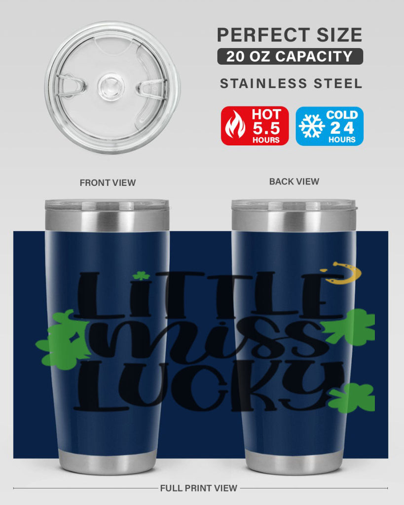 Little Miss Lucky Style 68#- St Patricks Day- Tumbler