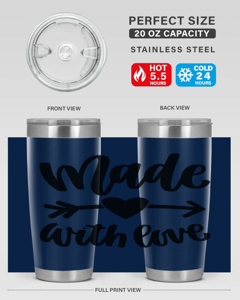 Made With Love Style 52#- baby- tumbler