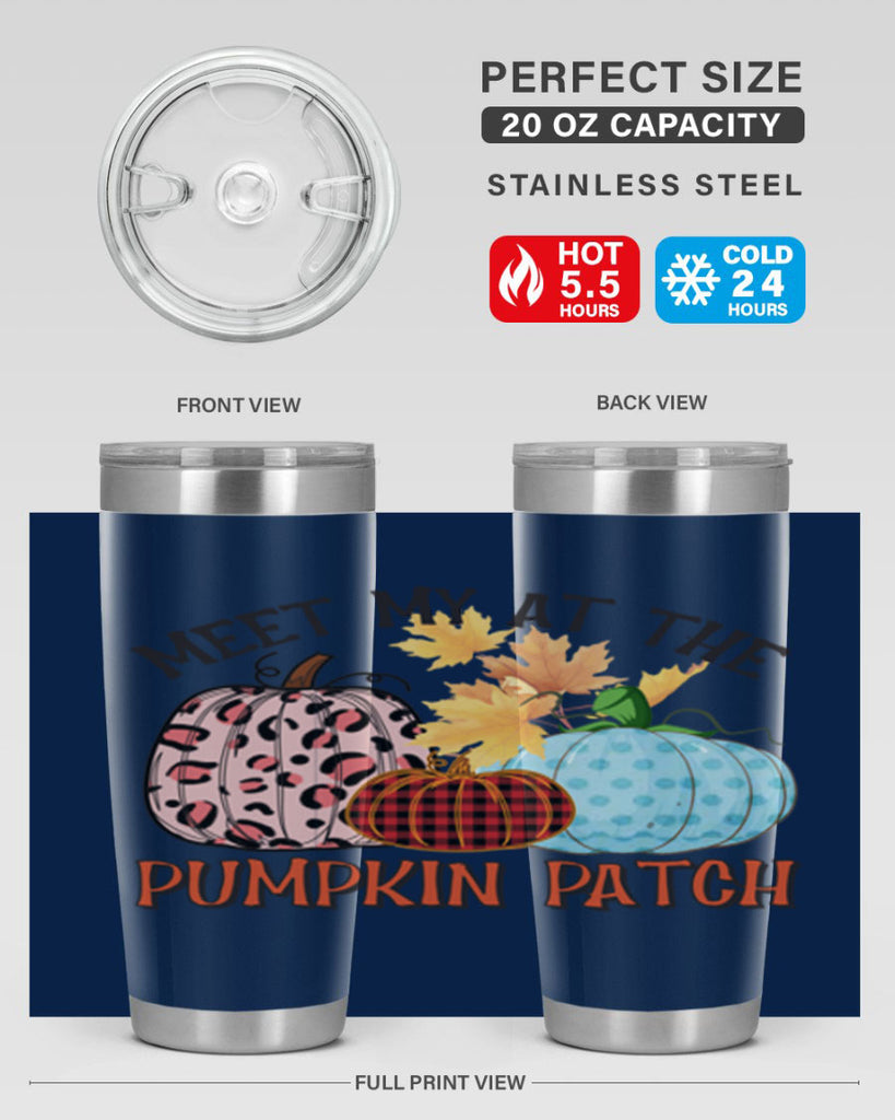 Meet My at the Pumpkin Patch 425#- fall- Tumbler