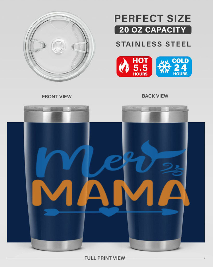 Mer Mama 330#- mermaid- Tumbler