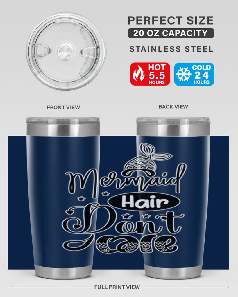 Mermaid Hair Dont Care 407#- mermaid- Tumbler