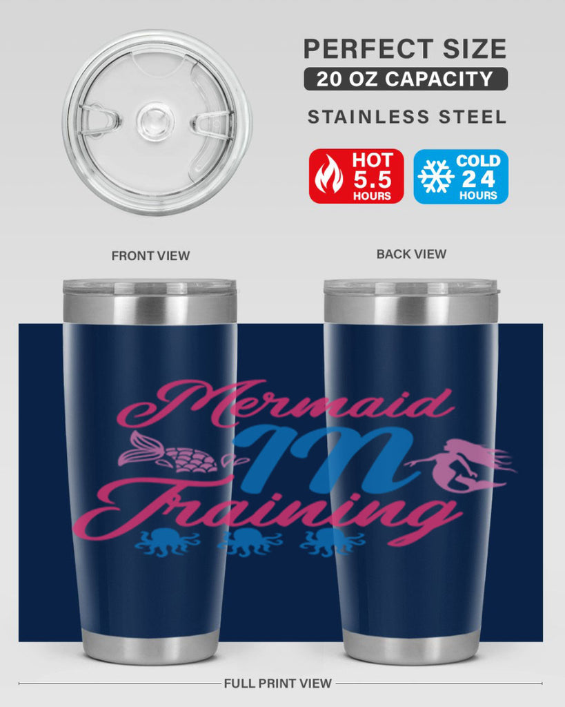 Mermaid In Training 363#- mermaid- Tumbler