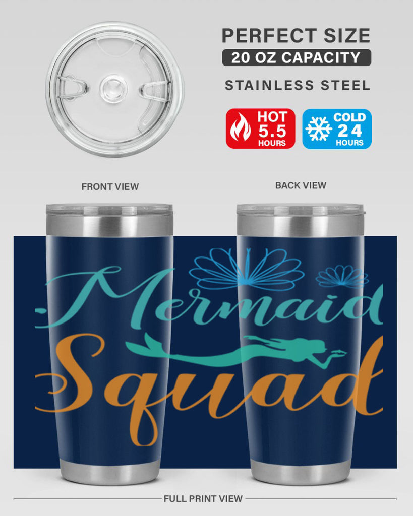 Mermaid Squad Design 449#- mermaid- Tumbler