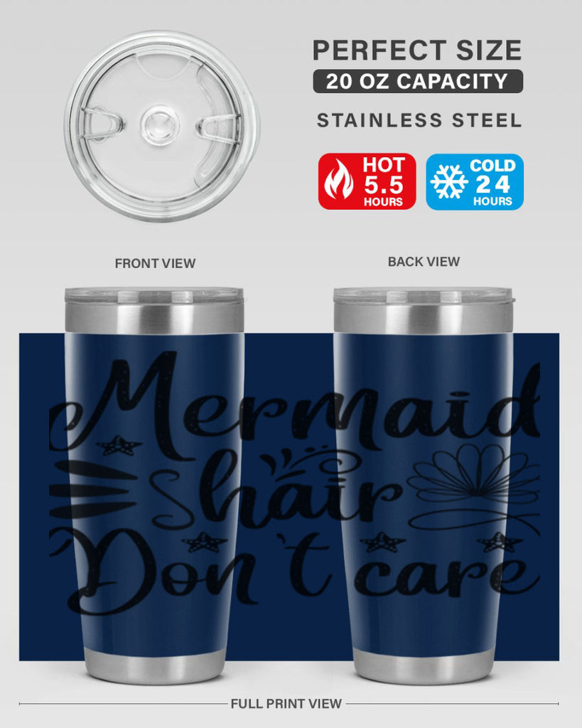 Mermaid hair dont care 415#- mermaid- Tumbler