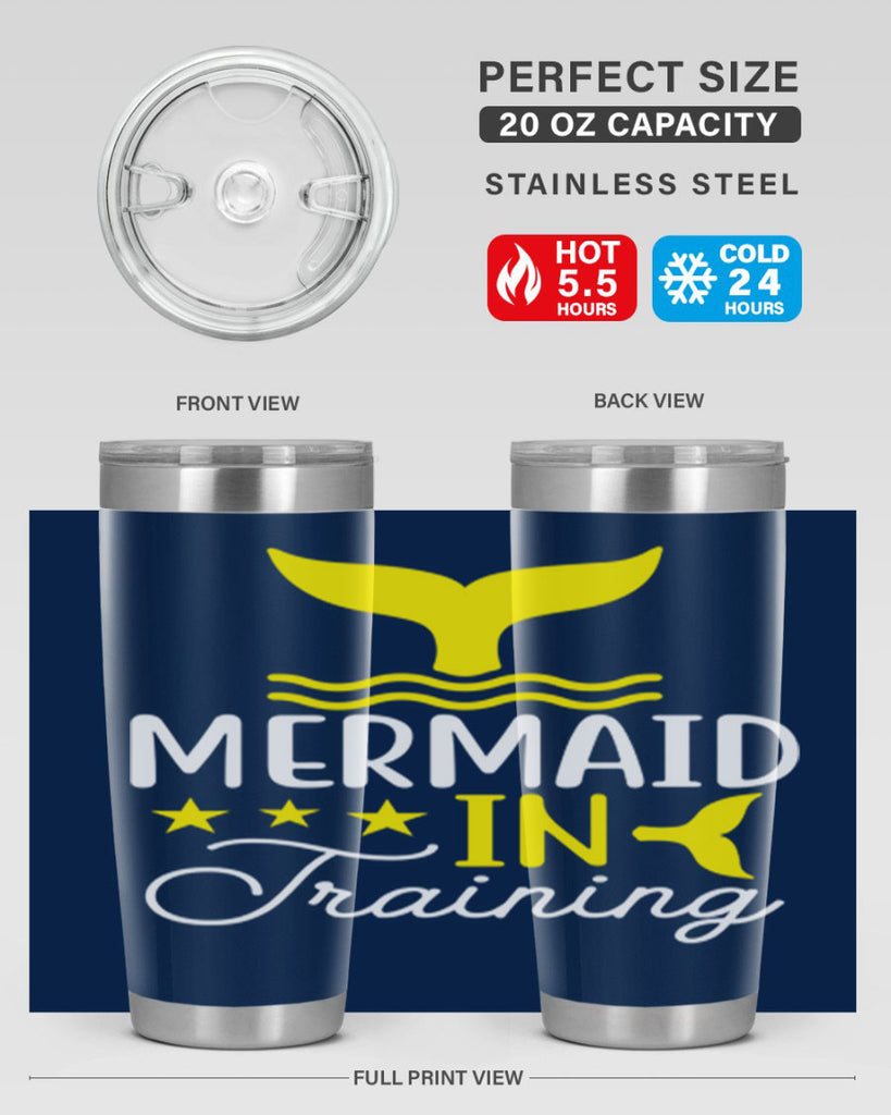 Mermaid in Training 361#- mermaid- Tumbler