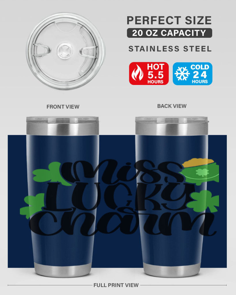 Miss Lucky Charm Style 48#- St Patricks Day- Tumbler