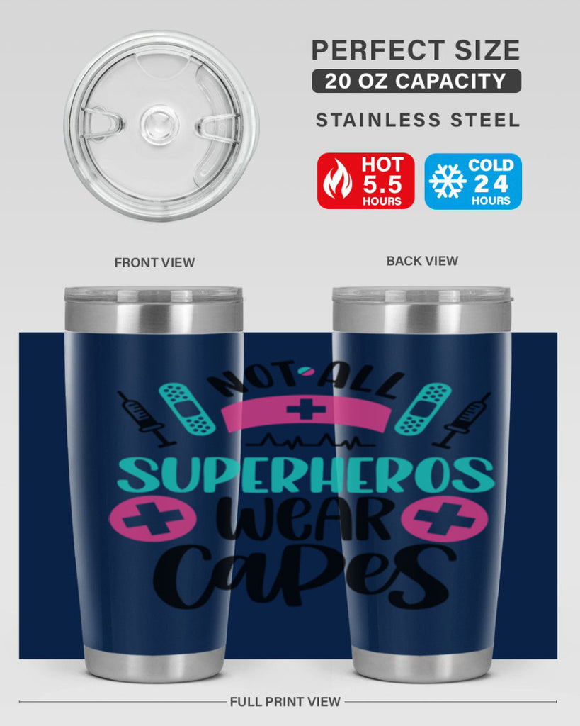 Not All Superheros Style Style 123#- nurse- tumbler