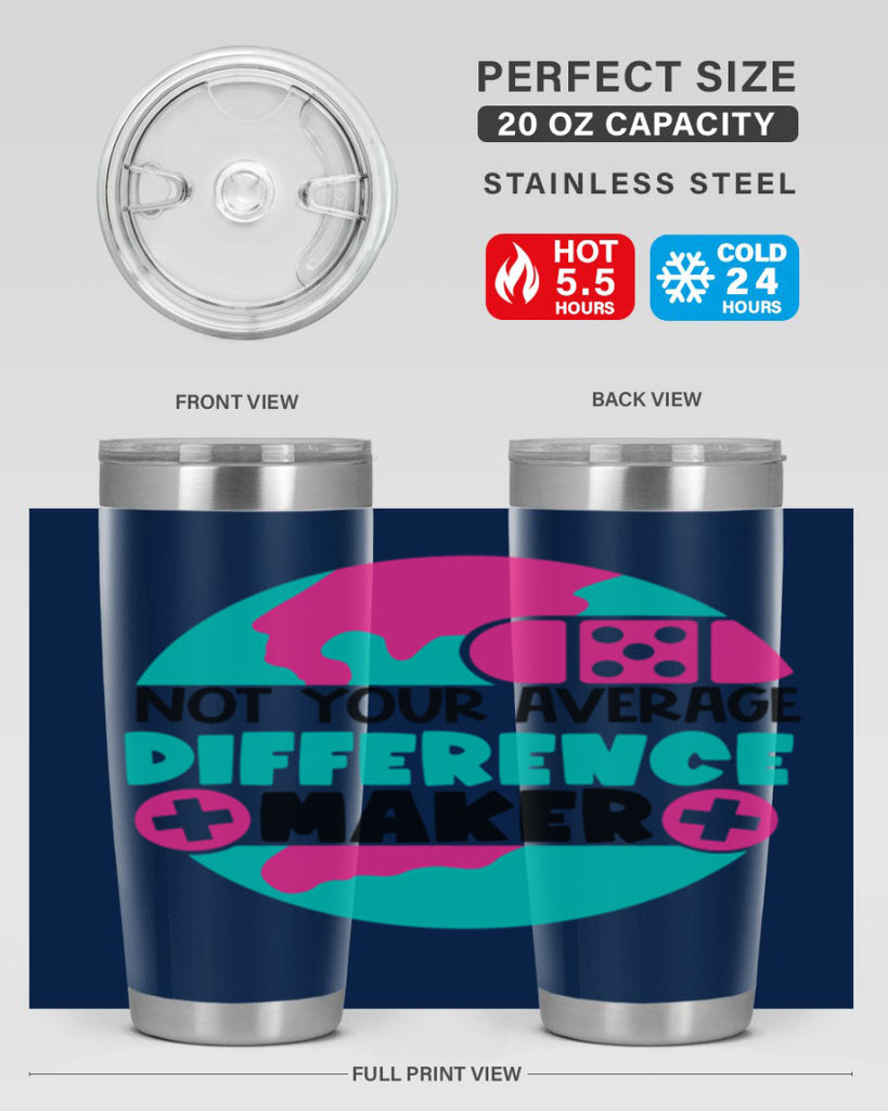 Not Your Averange Difference Maker Style Style 122#- nurse- tumbler