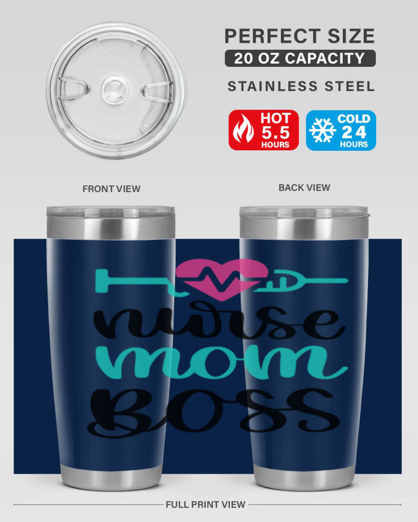Nurse Mom Boss Style Style 101#- nurse- tumbler