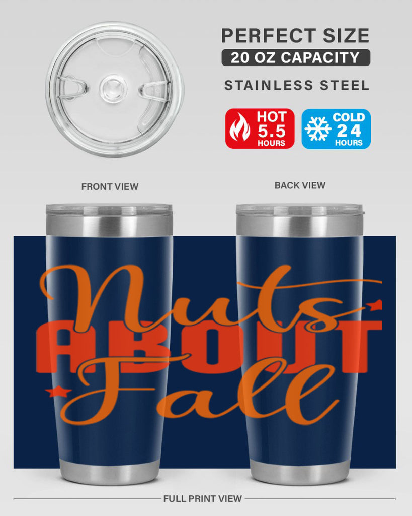 Nuts About Fall Design 444#- fall- Tumbler