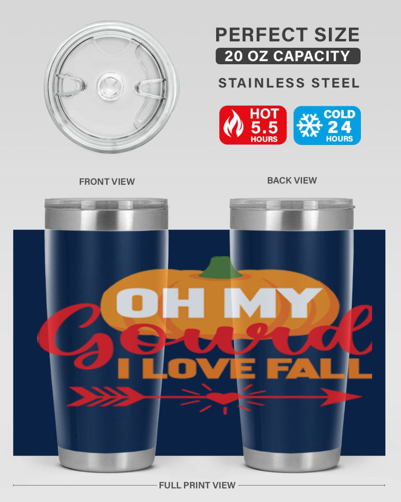 OhMyGourdILove 459#- fall- Tumbler